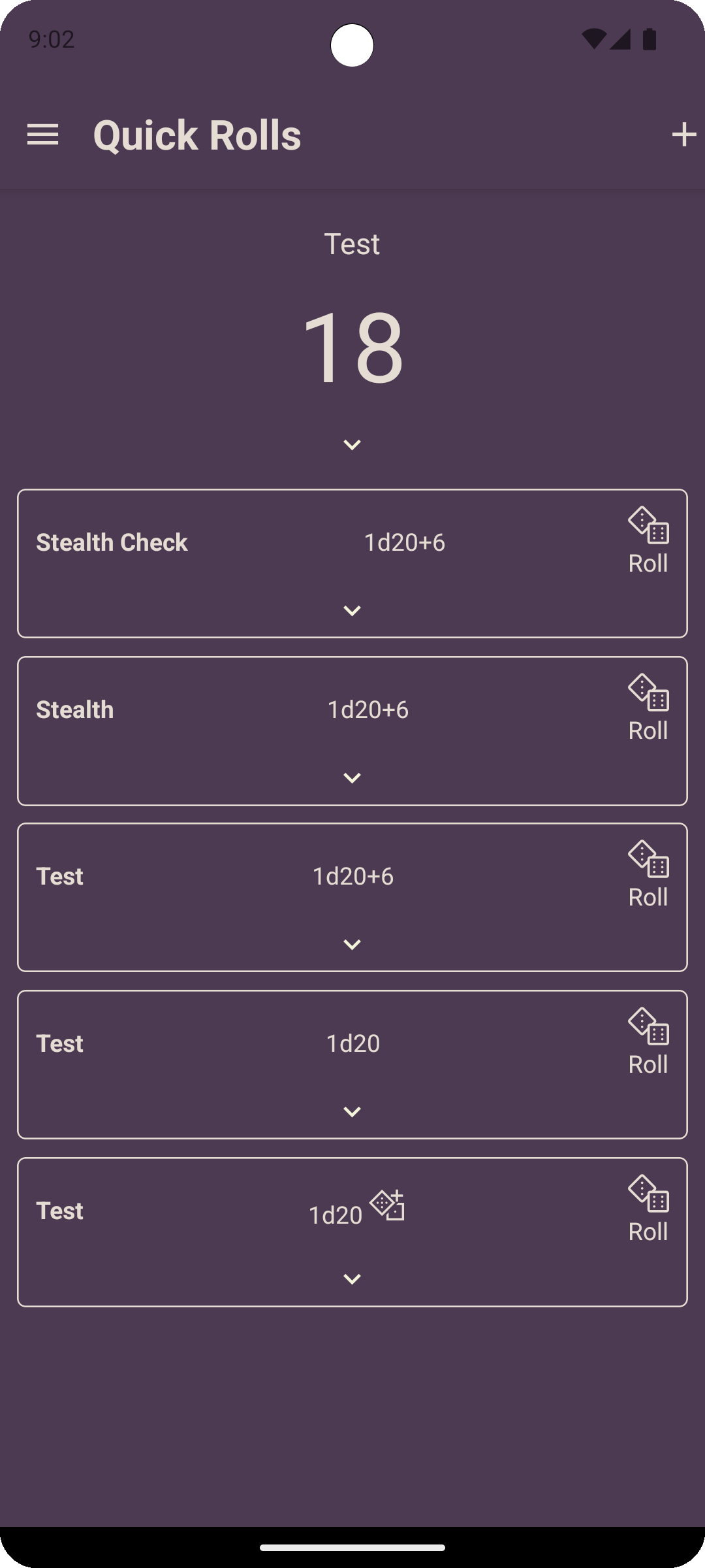Quick Rolls